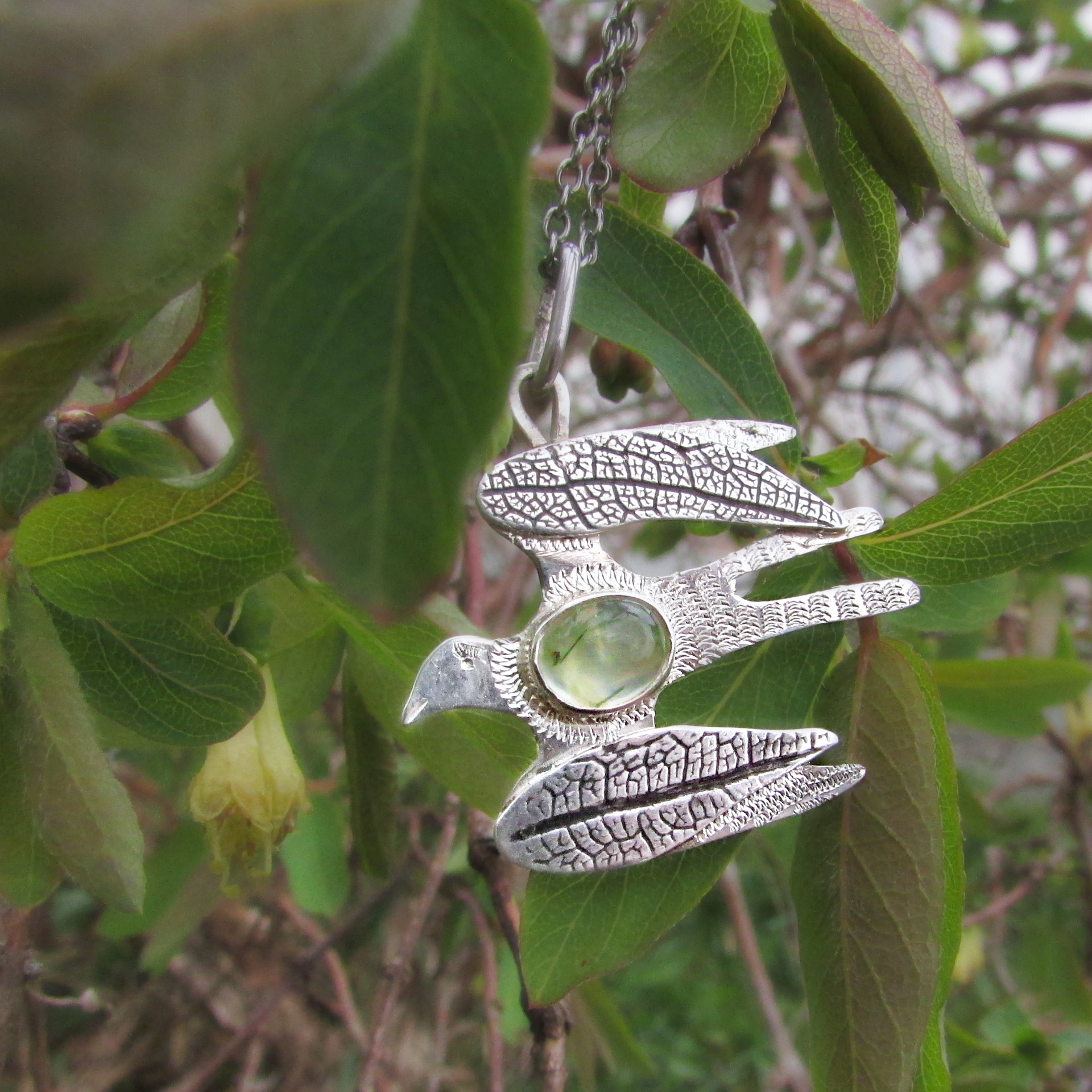 Autorský originální šperk, stříbrná vlaštovka